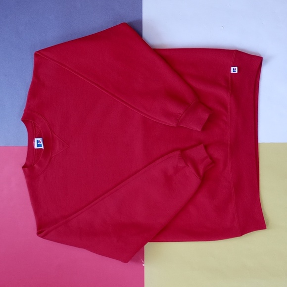 Vintage 90s Russell Athletic Crewneck Sweater UNISEX - Picture 4 of 6